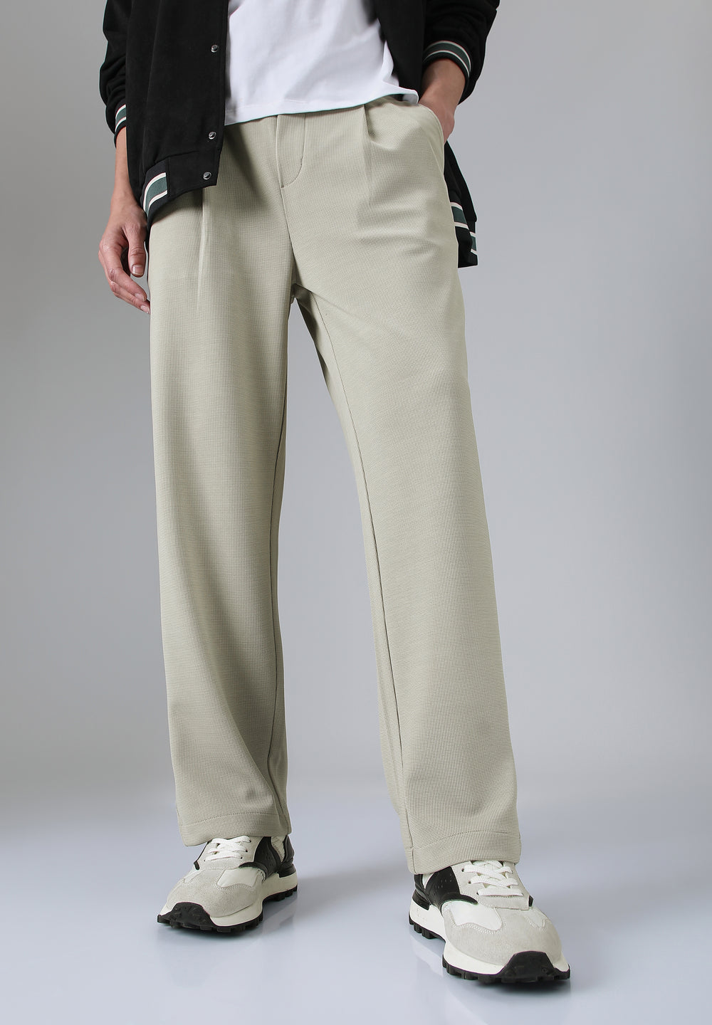 Pastel Green Korean Pants