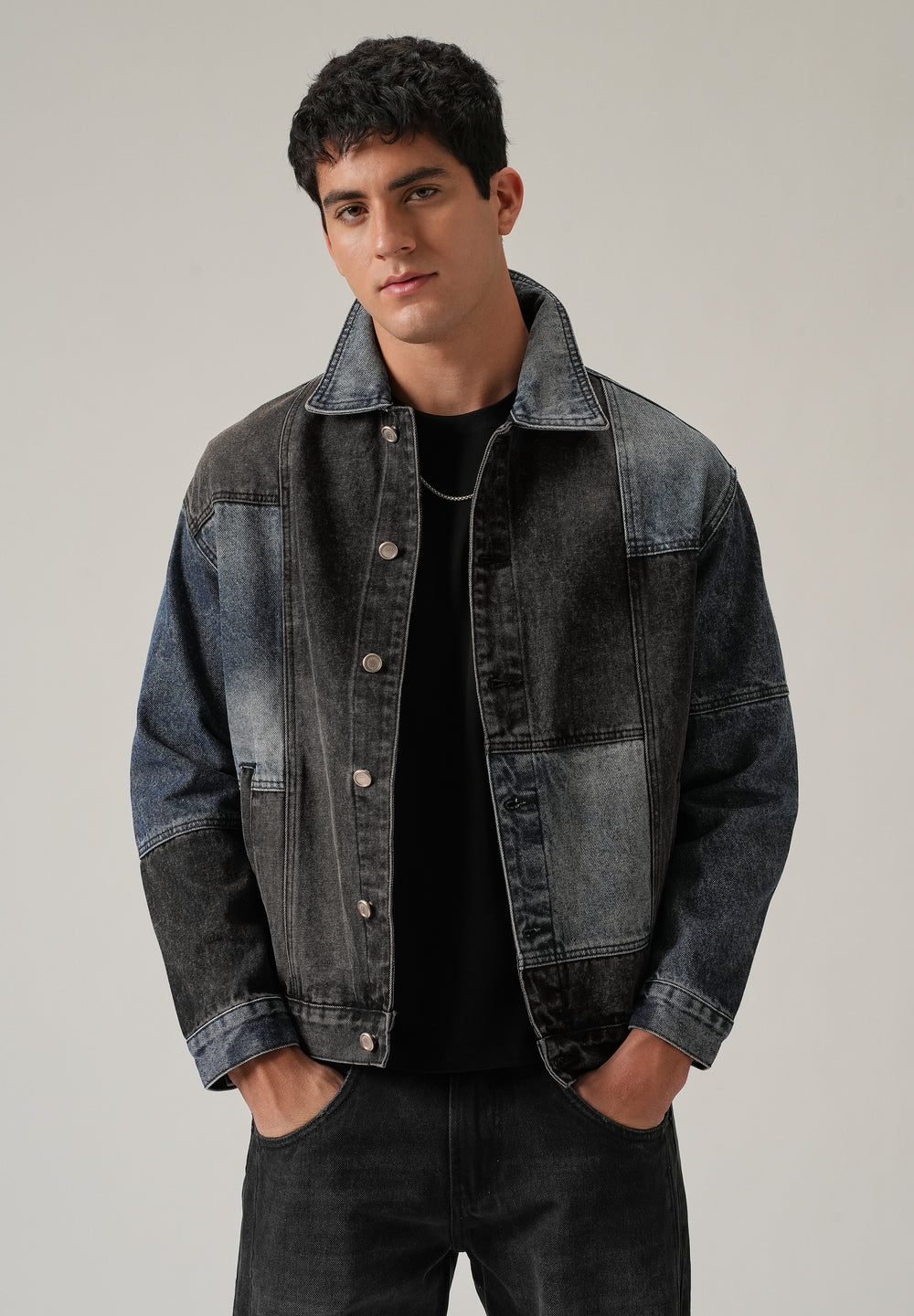 Patchwork Denim Jacket