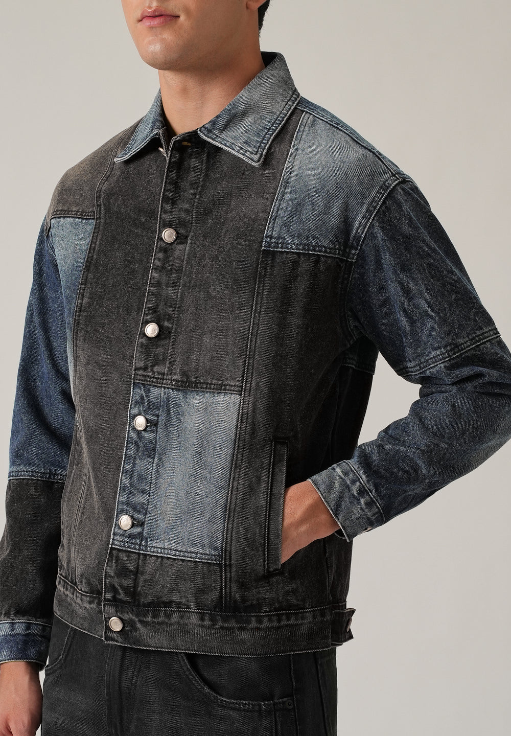 Patchwork Denim Jacket