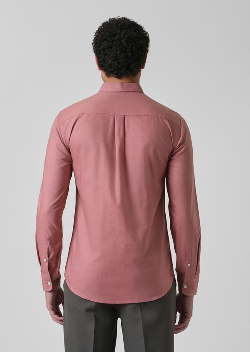 Peach Pink Cotton Linen Shirt