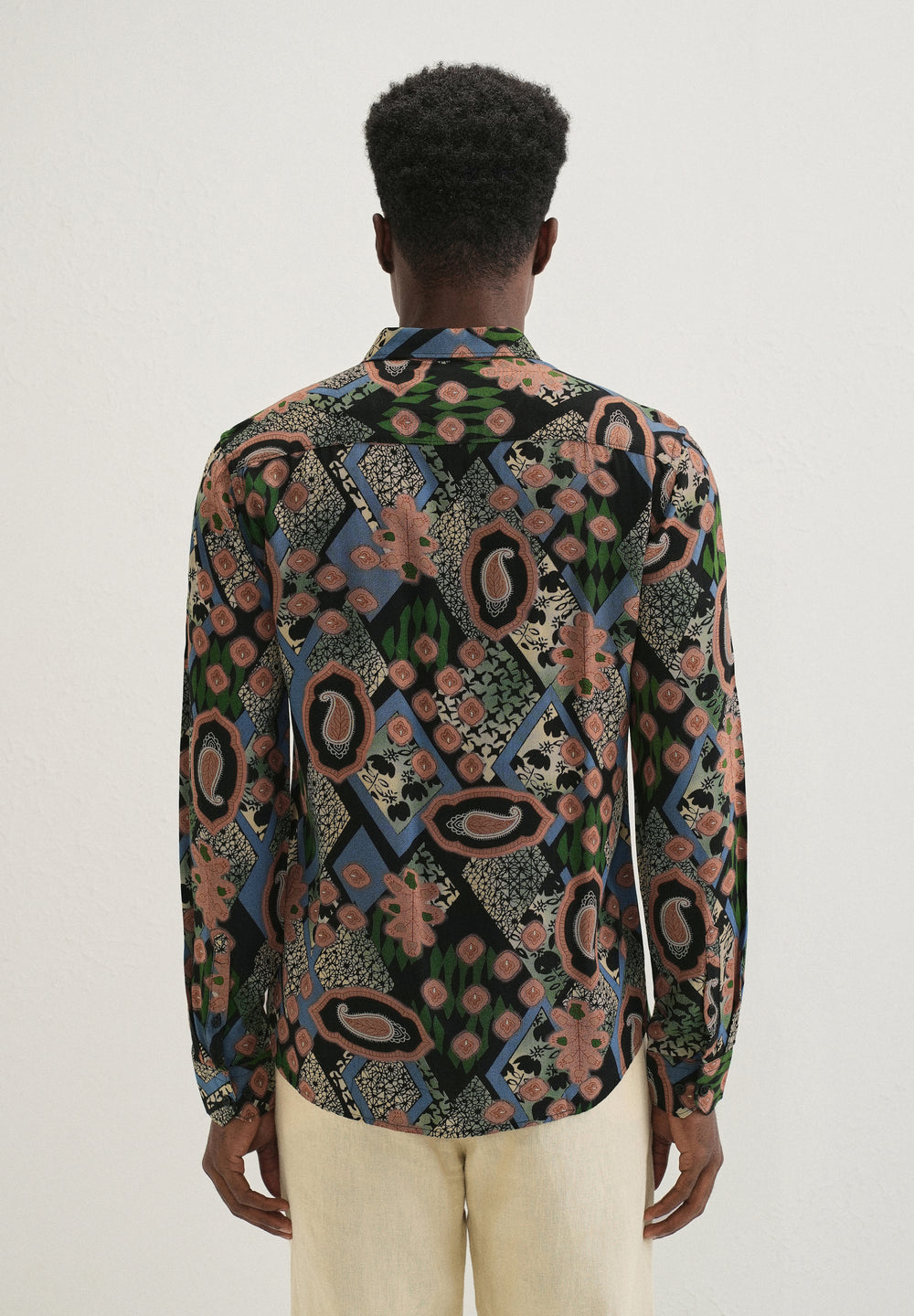 Peach Feather Shirt