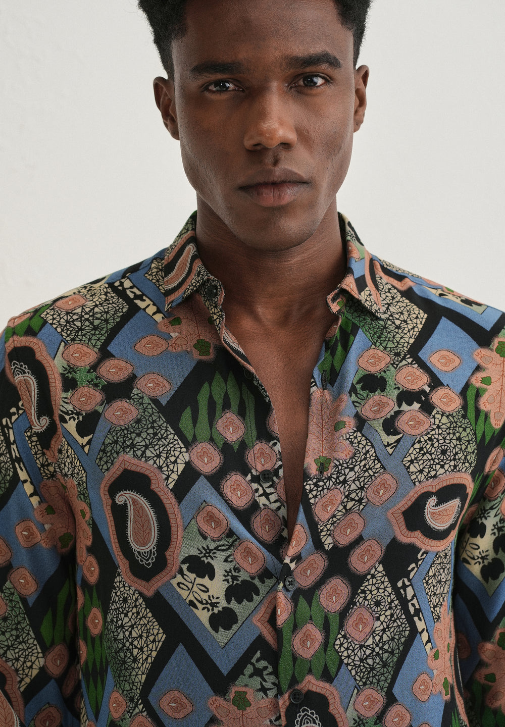 Peach Feather Shirt