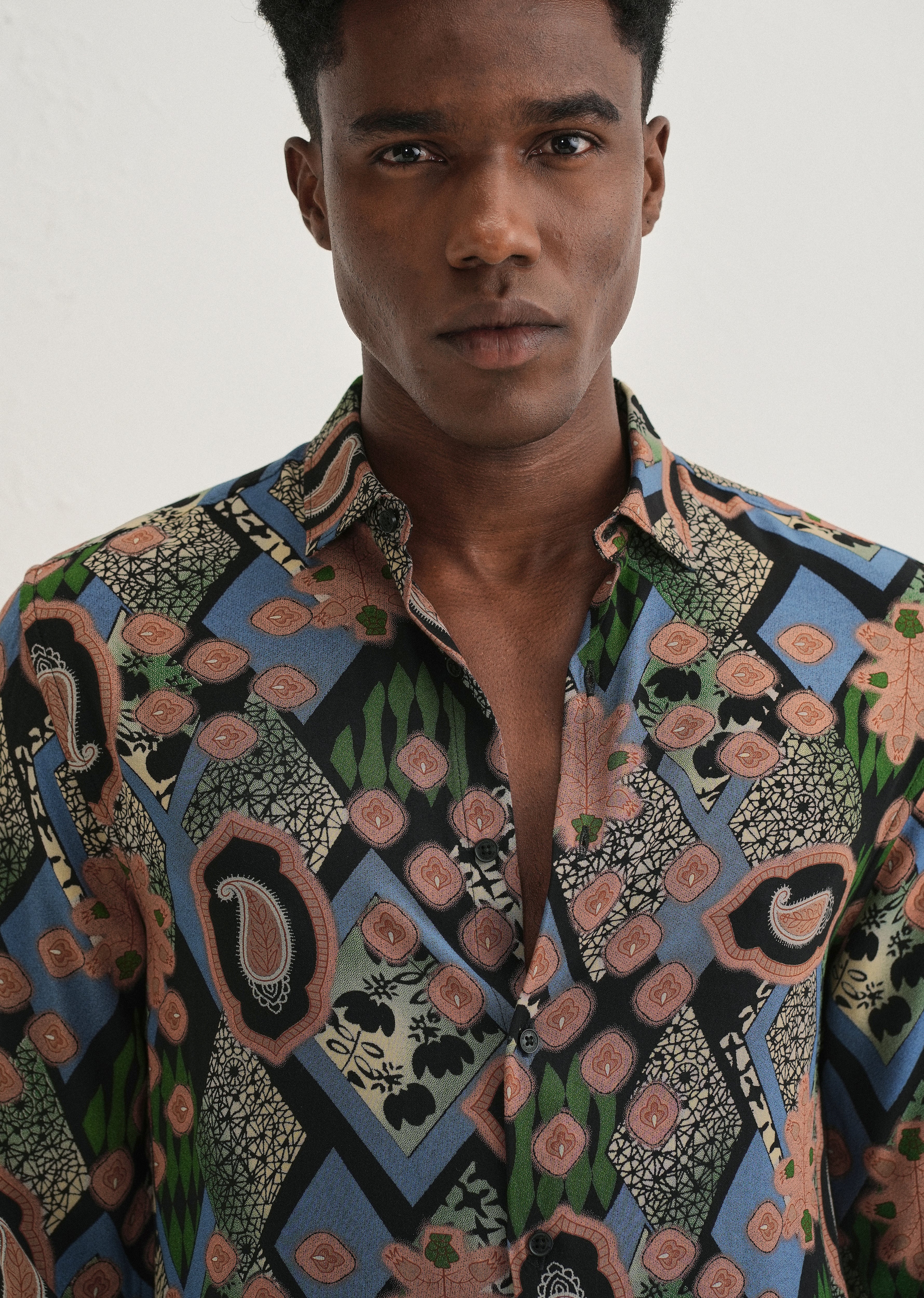 Peach Feather Shirt