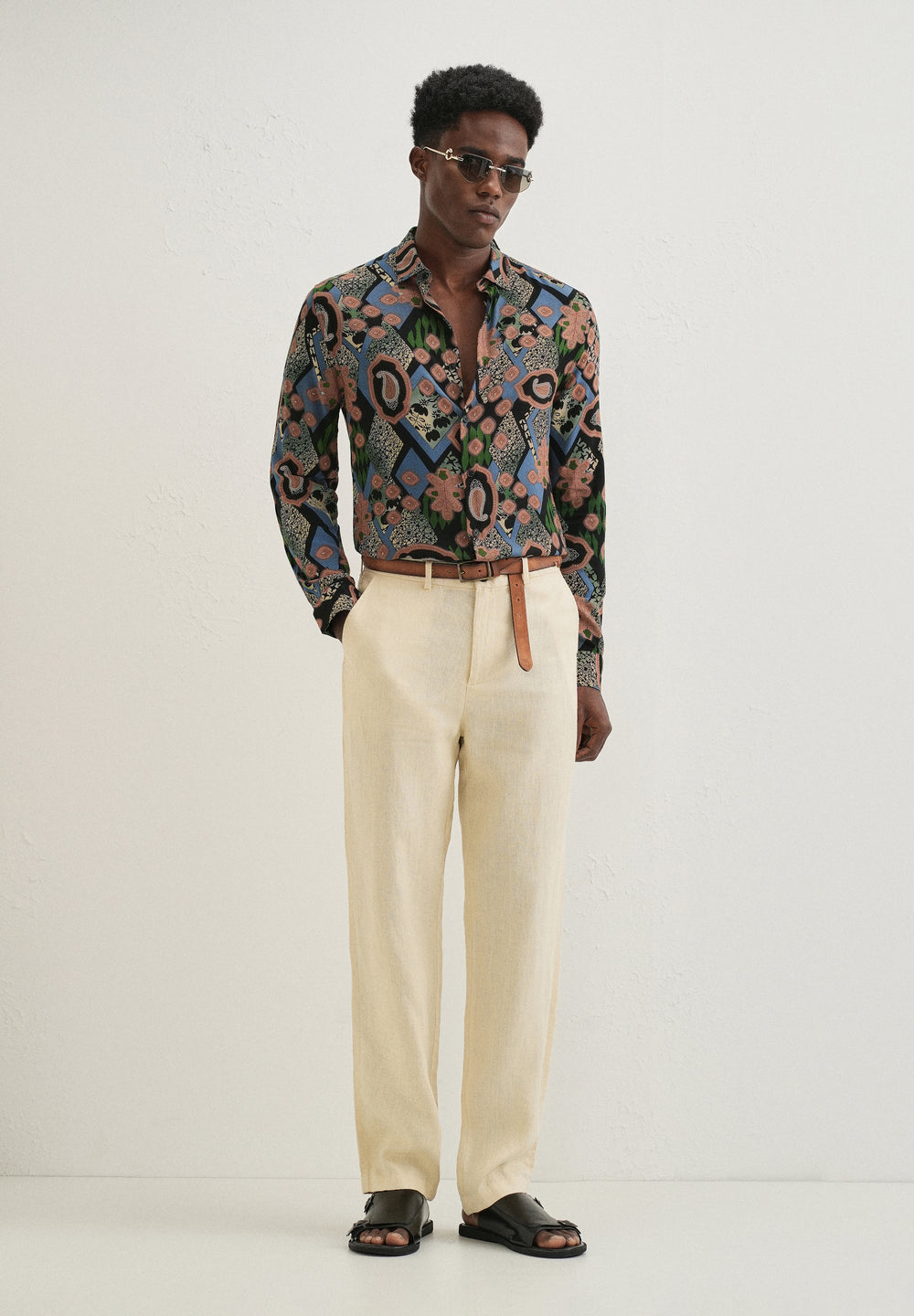 Peach Feather Shirt
