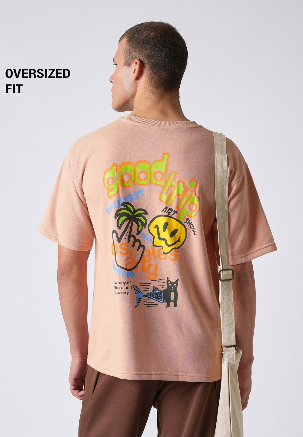 Peach Oversized T-shirt