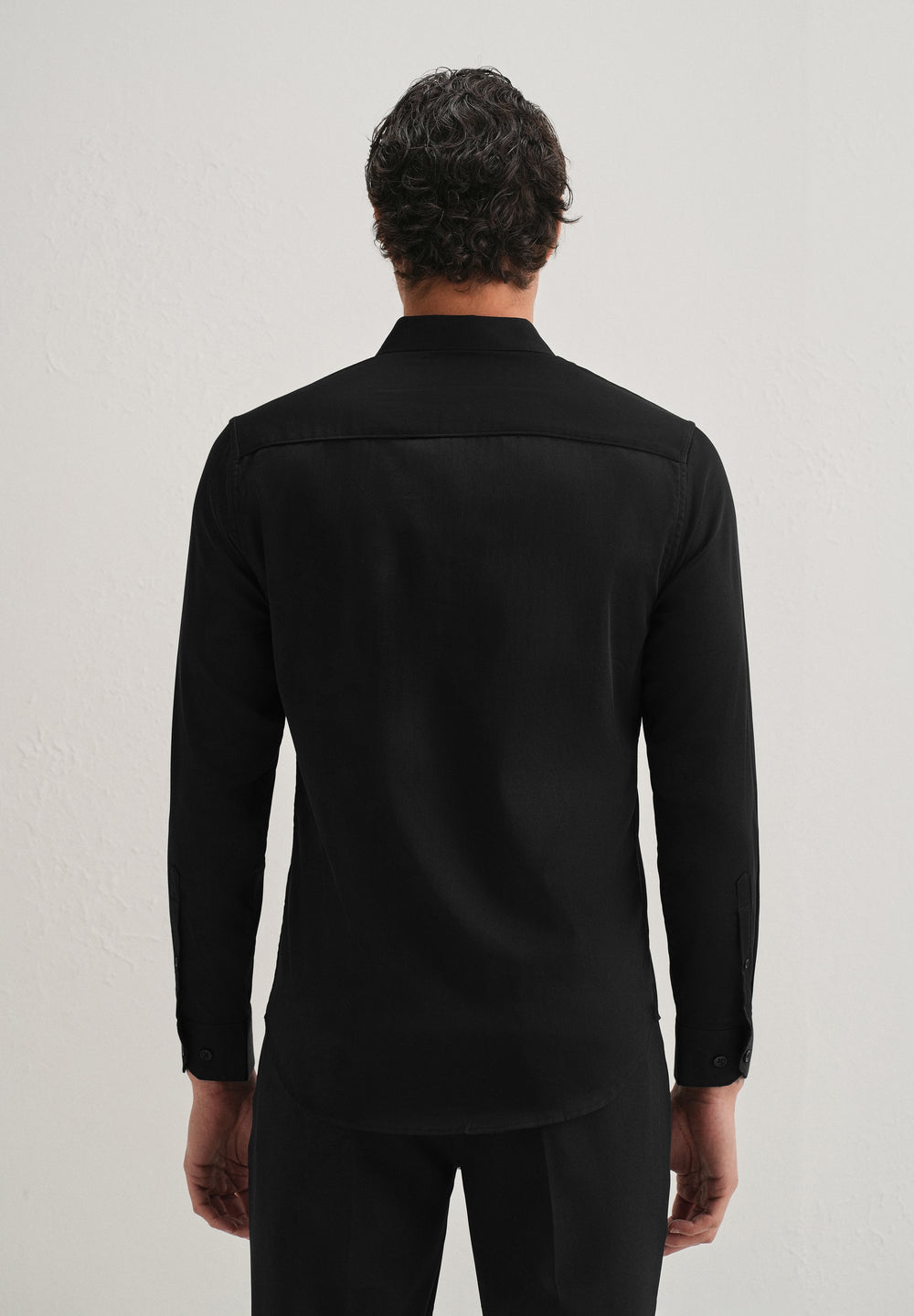 Pearl Bee Embellished Black Designer Shirt