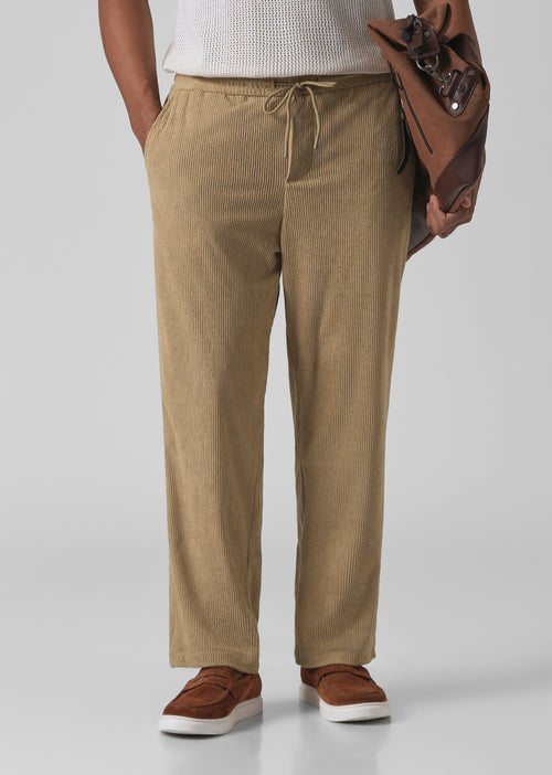 Pecan Beige Corduroy Pants