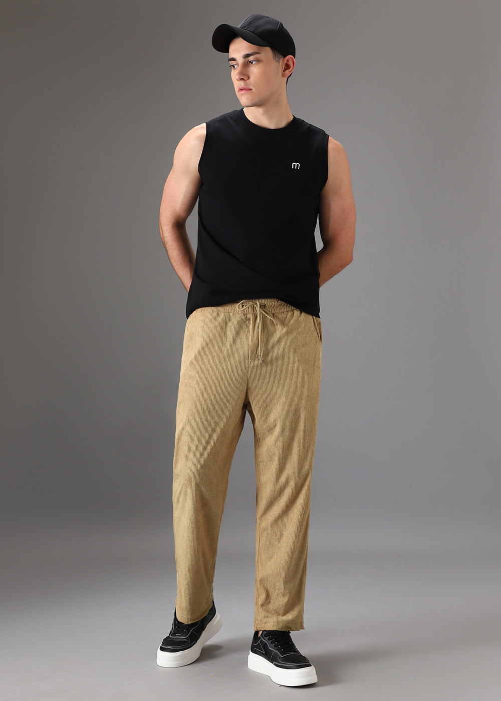 Pecan Beige Corduroy Pants