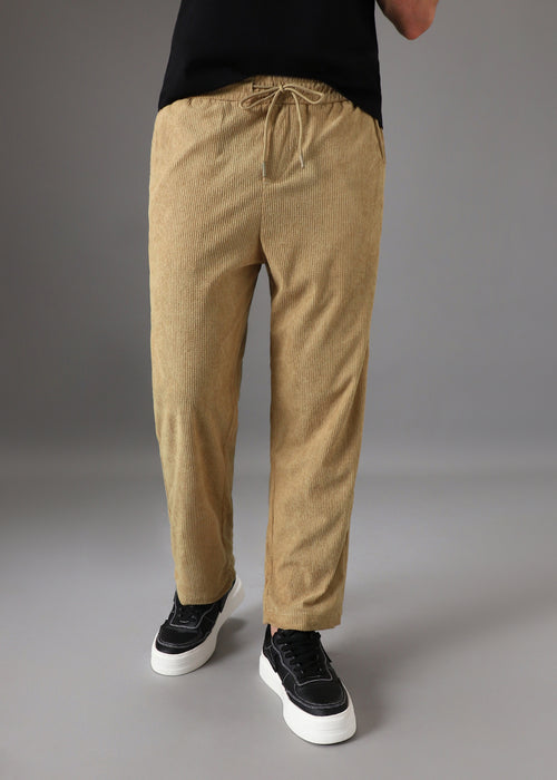 Pecan Beige Corduroy Pants