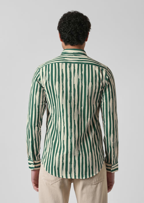 Pine Stroke Puff  Shirt