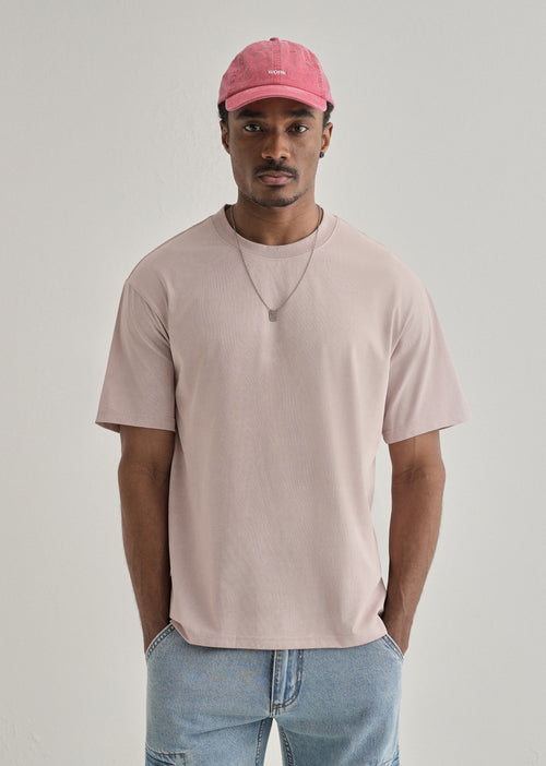 Pink Brushstroke Oversized T-shirt