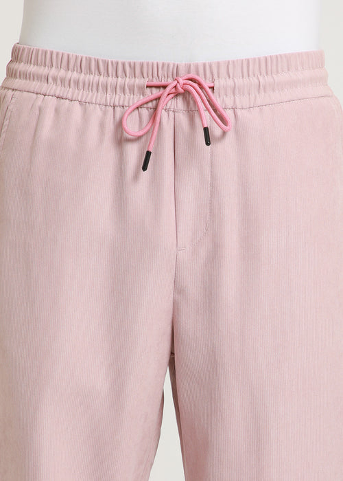 Rose Pink Pin Stripe Corduroy Pant