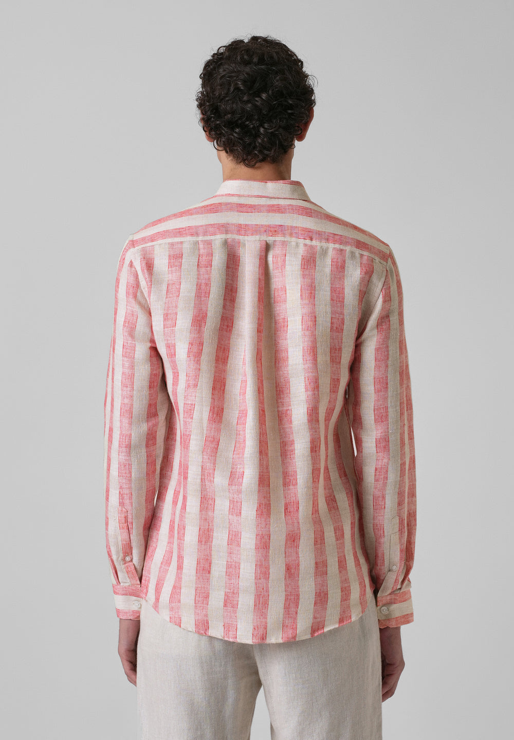 Pink Cosmos Blended Linen shirt