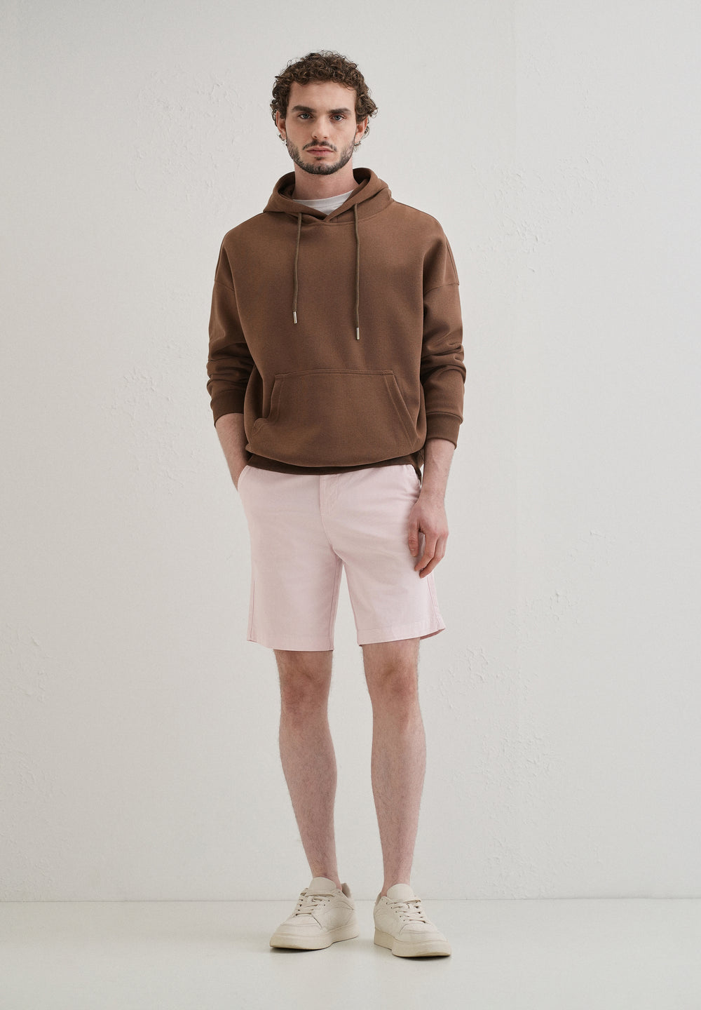 Pink Cotton Shorts