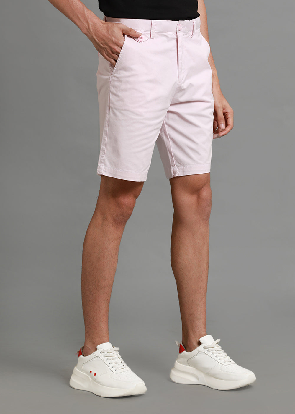 Pink Cotton Shorts
