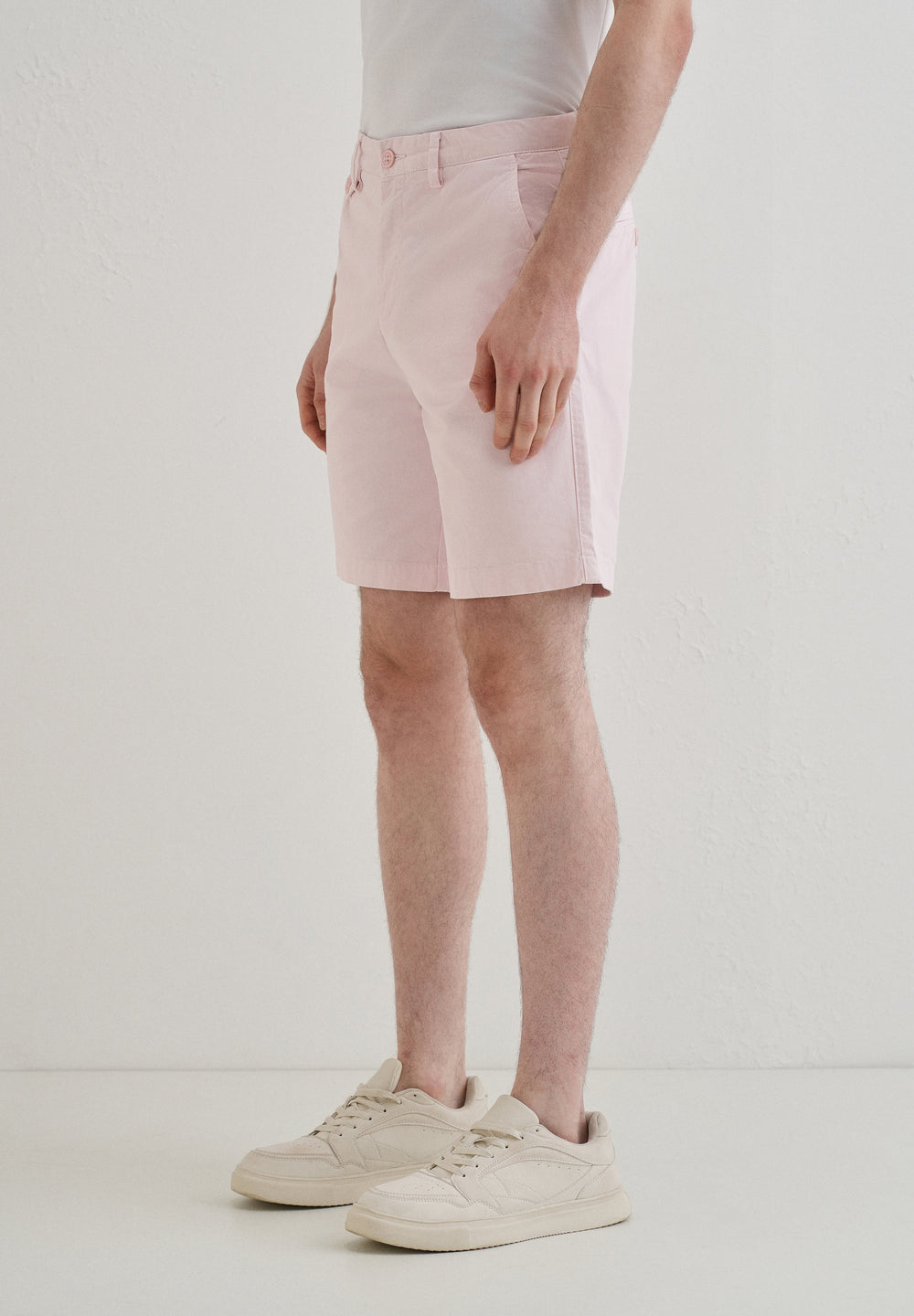 Pink Cotton Shorts