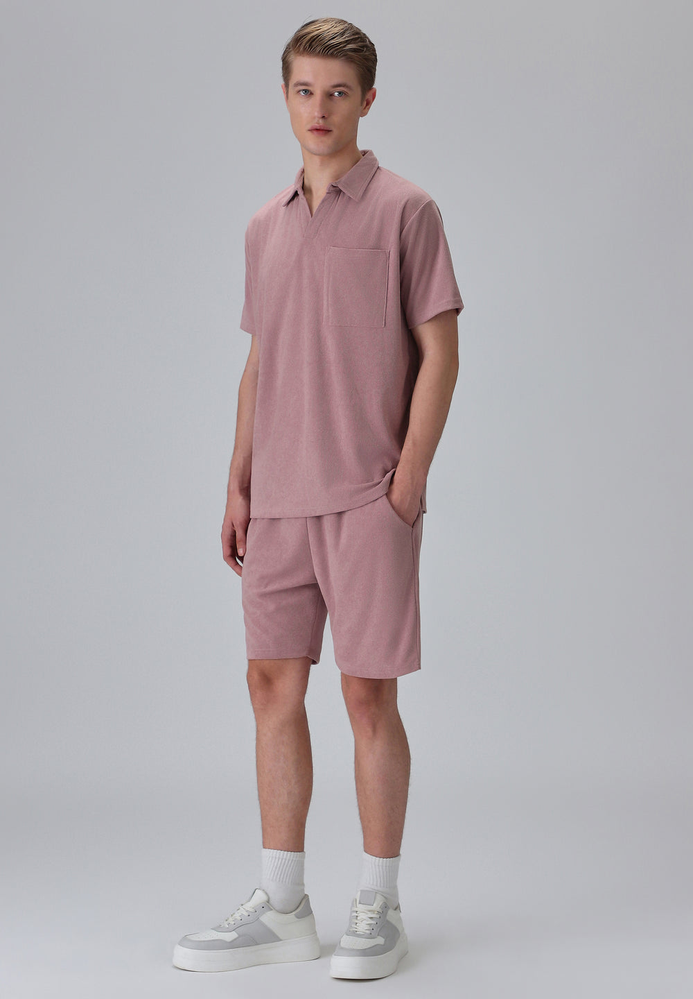 Pink Knitted Co-ord Set