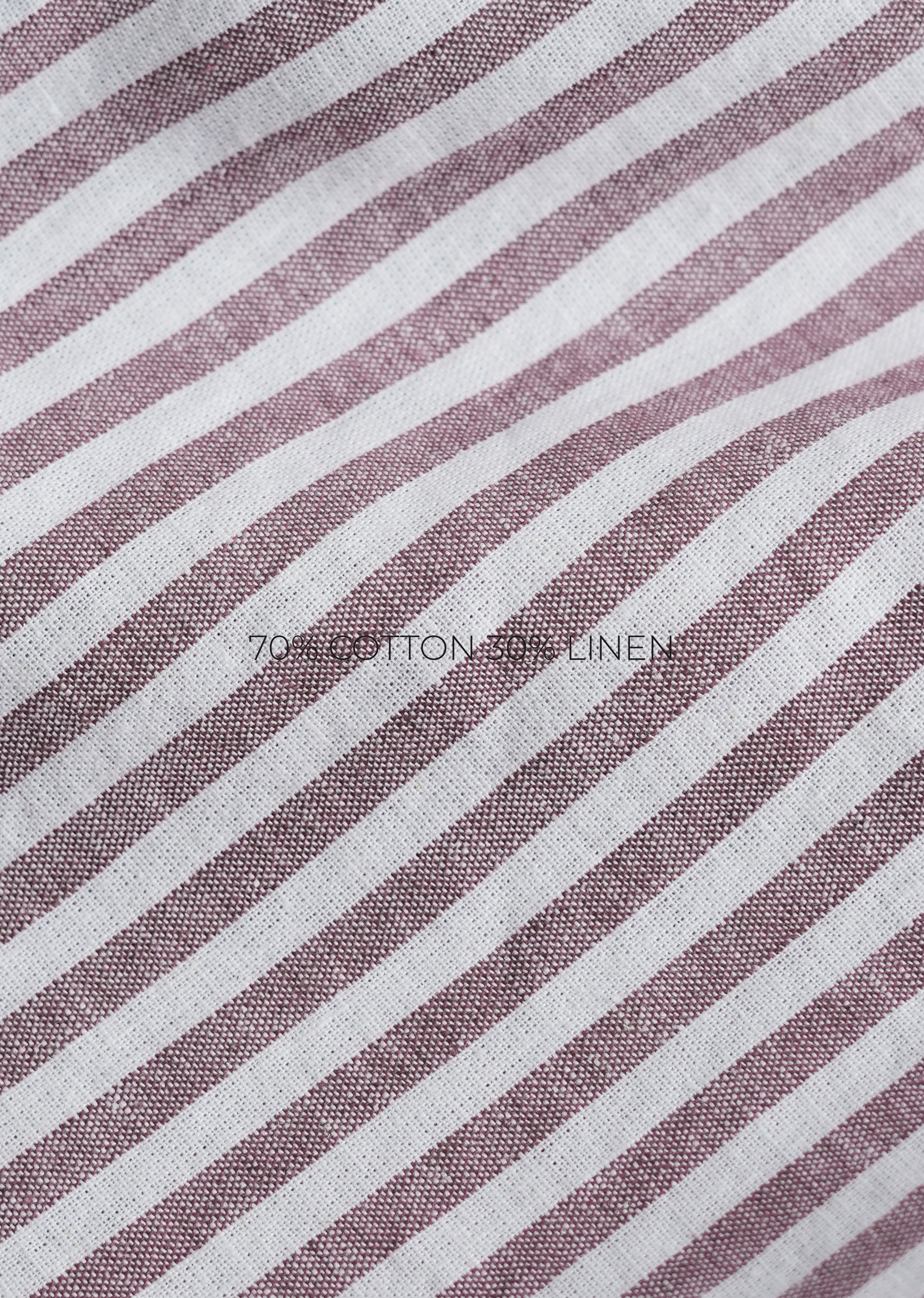 Pink Layered Look Stripe Shirt