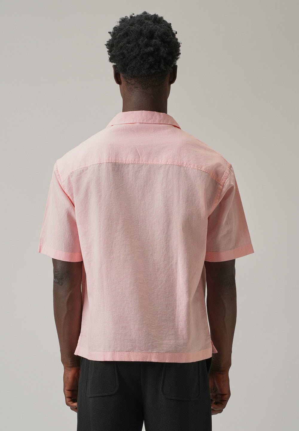 Pink Cotton/Linen Shirt