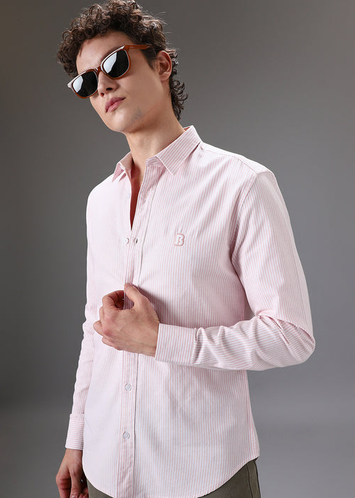 Pink Pin Stripe Shirt