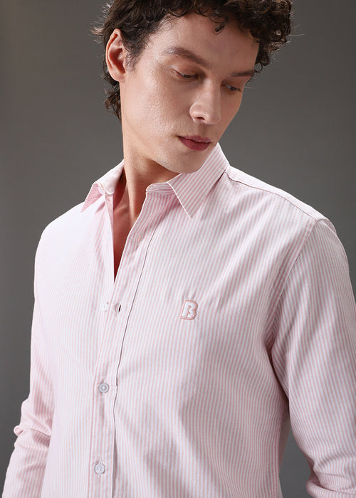 Pink Pin Stripe Shirt