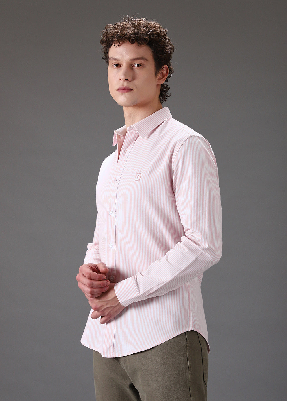 Pink Pin Stripe Shirt