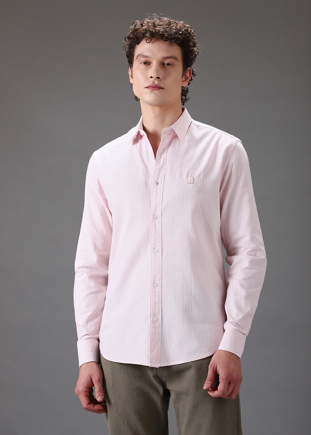 Pink Pin Stripe Shirt