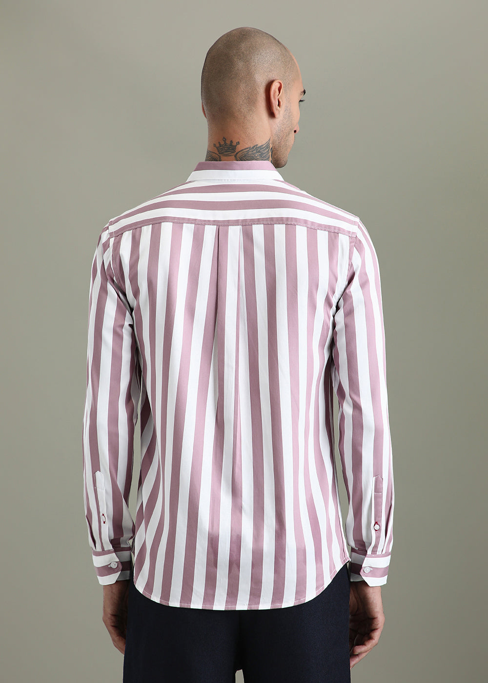 Pink Striped Shirt