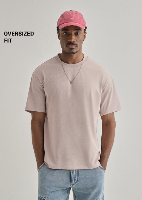 Pink Brushstroke Oversized T-shirt