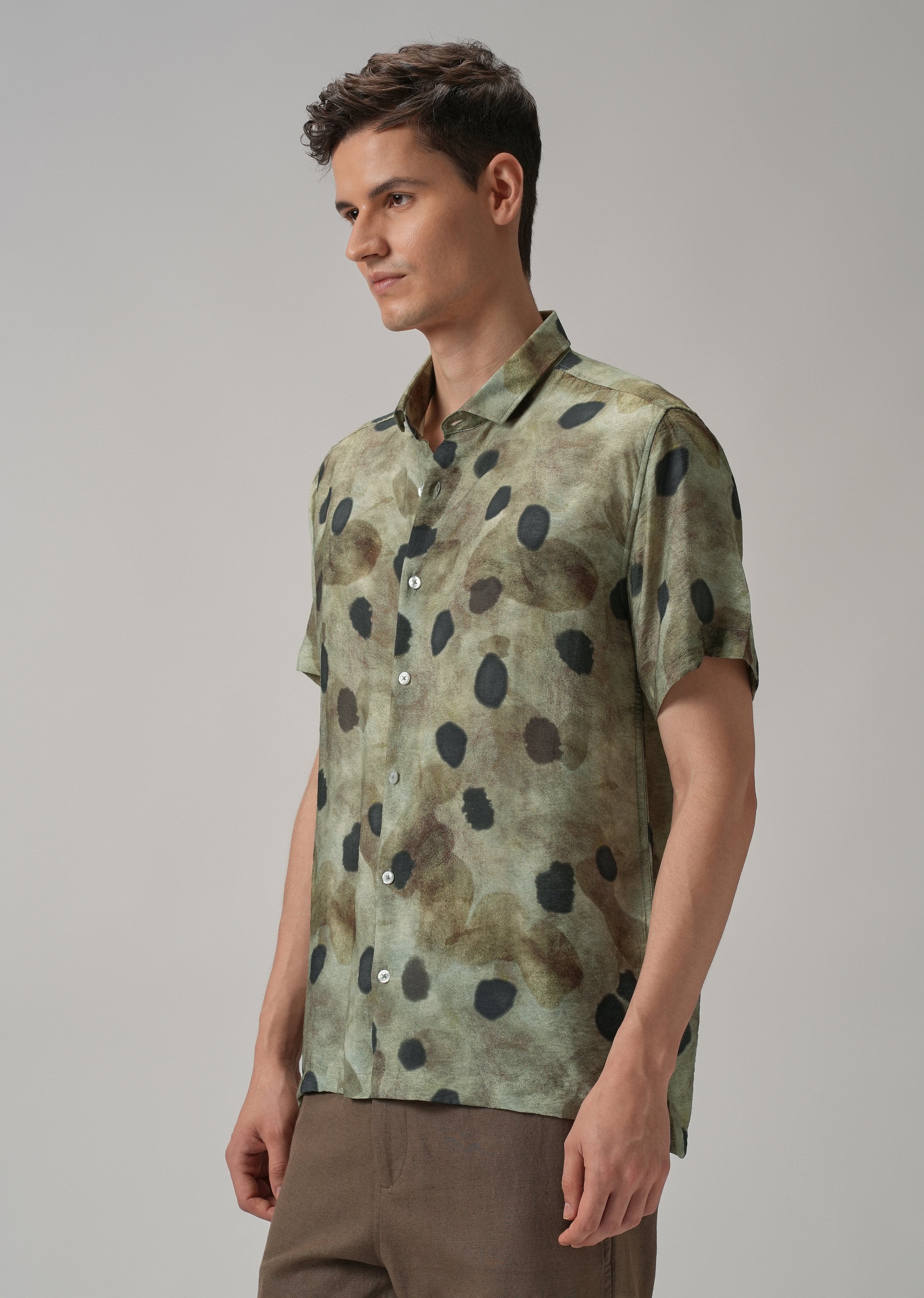Polka Printed Shirt