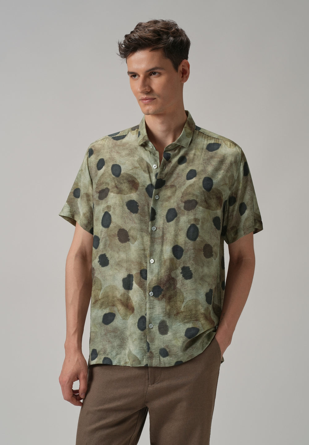 Polka Printed Shirt