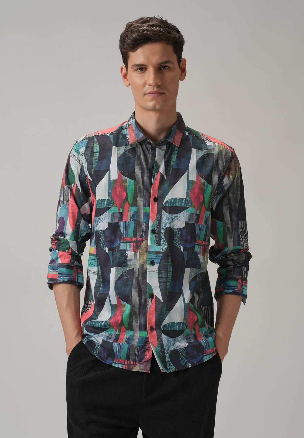 Printed Full-Sleeves Shirt