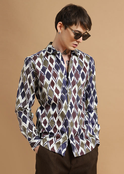 Moroccan Mosaic Printed Shirt