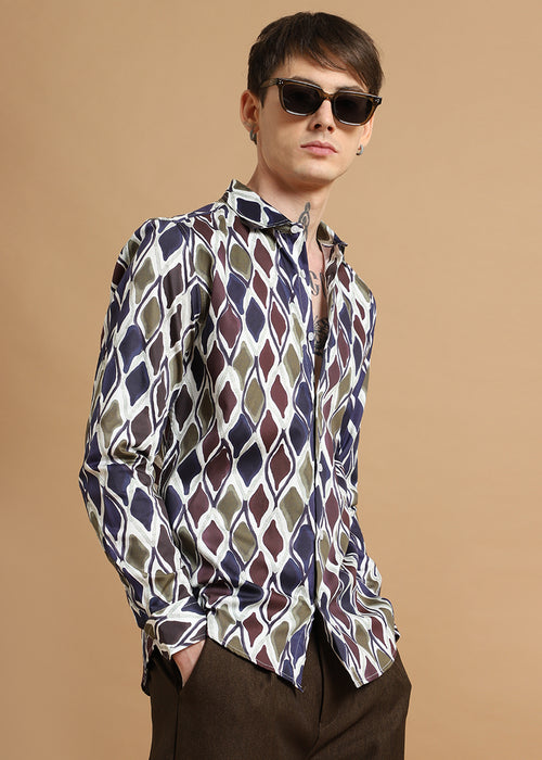 Moroccan Mosaic Printed Shirt