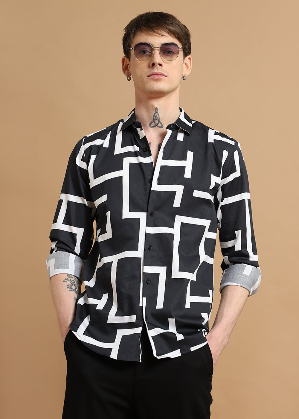 Maze Printed Shirt