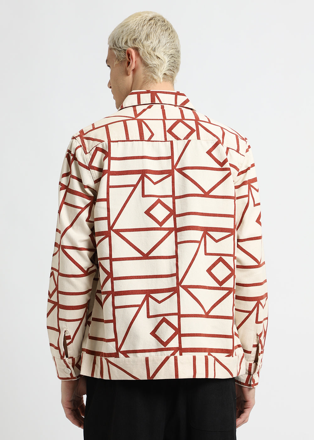Abstract Print Summer Jacket