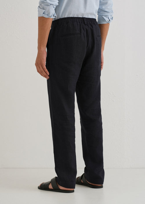 Prussian Blue Linen pant