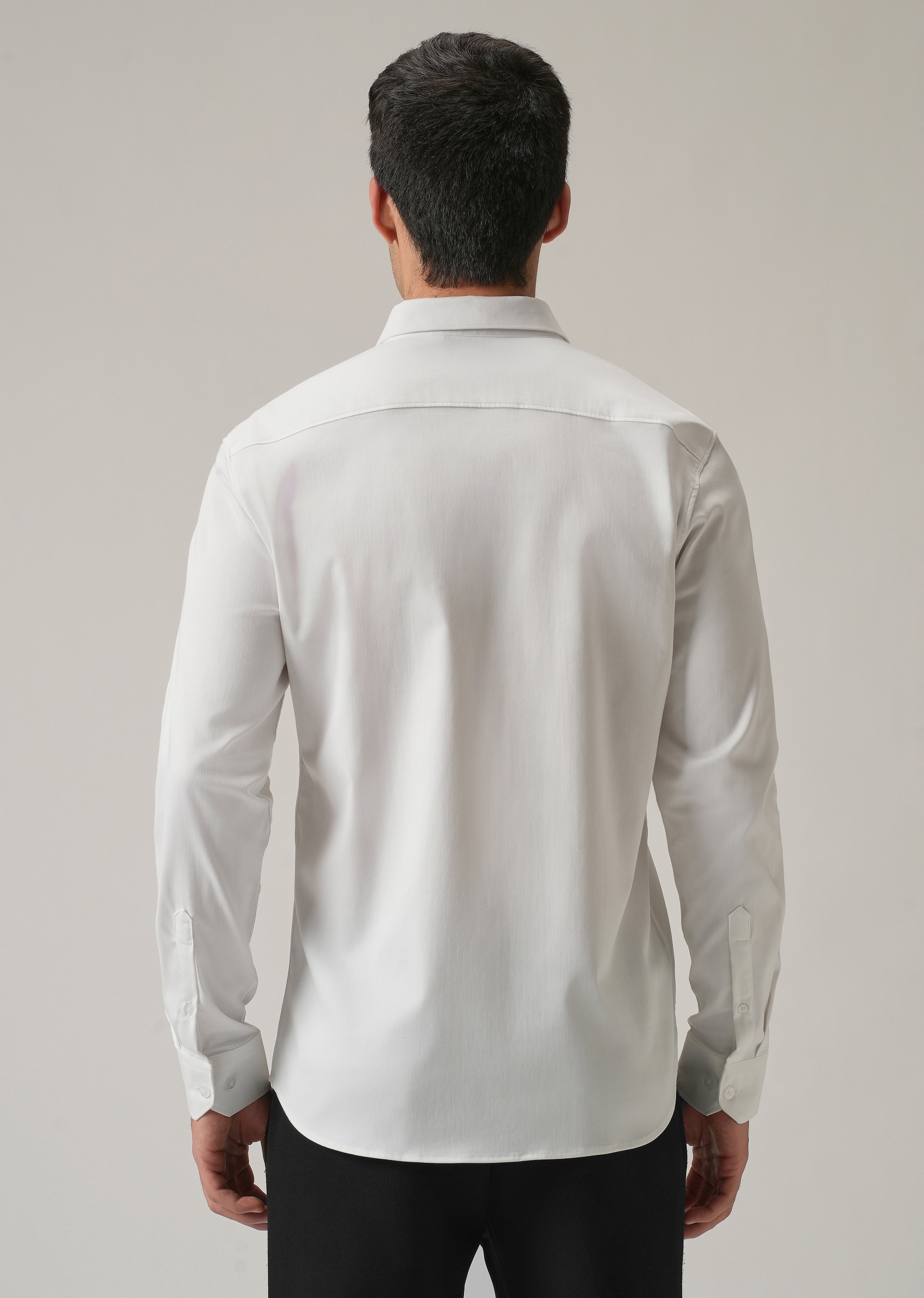 Radiant Handwork White Designer Shirt