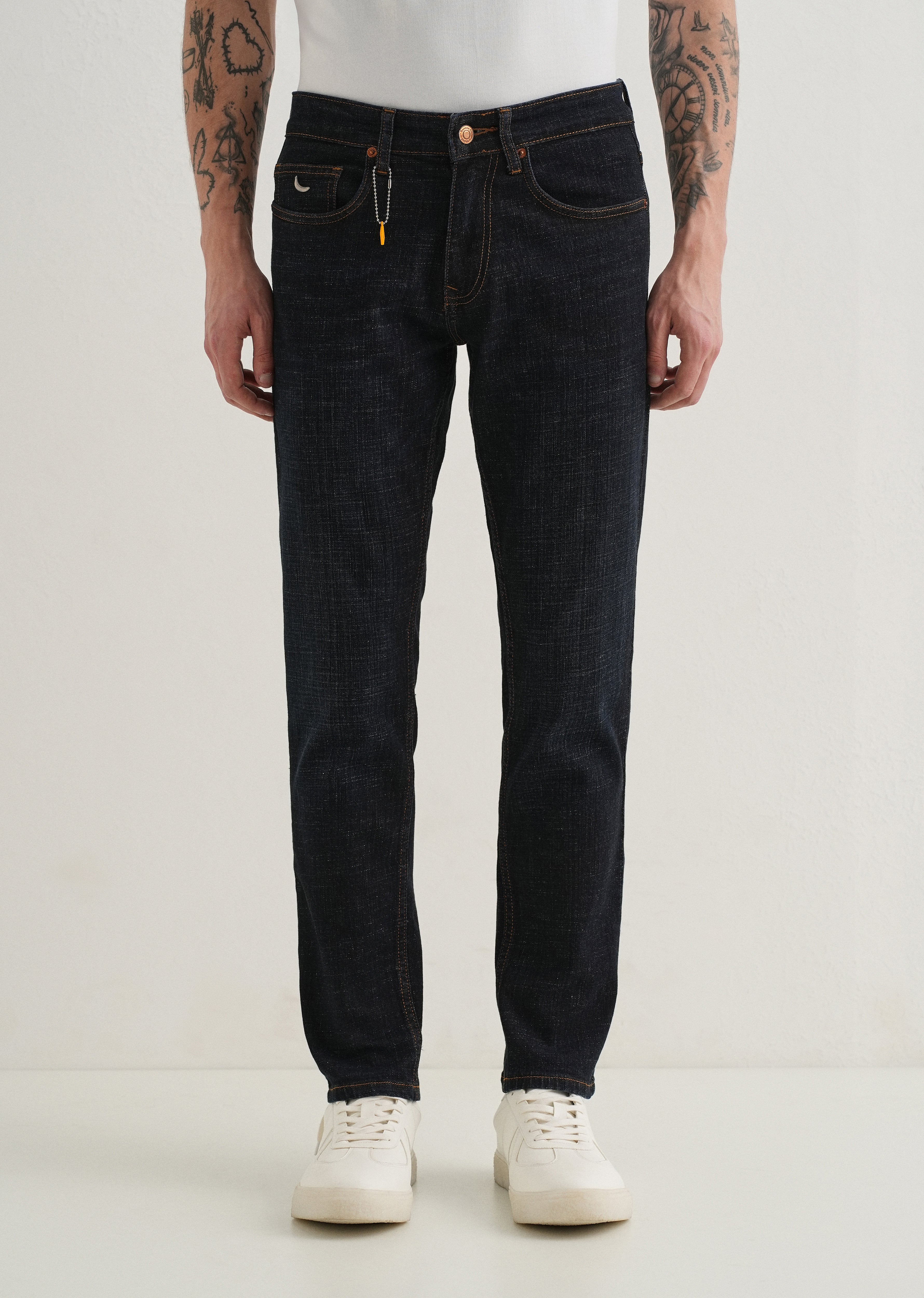 Raw Indigo Slim Fit Ankle Length Jeans