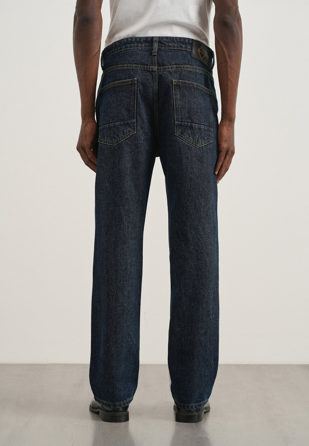 Raw Indigo Slim Straight Jeans