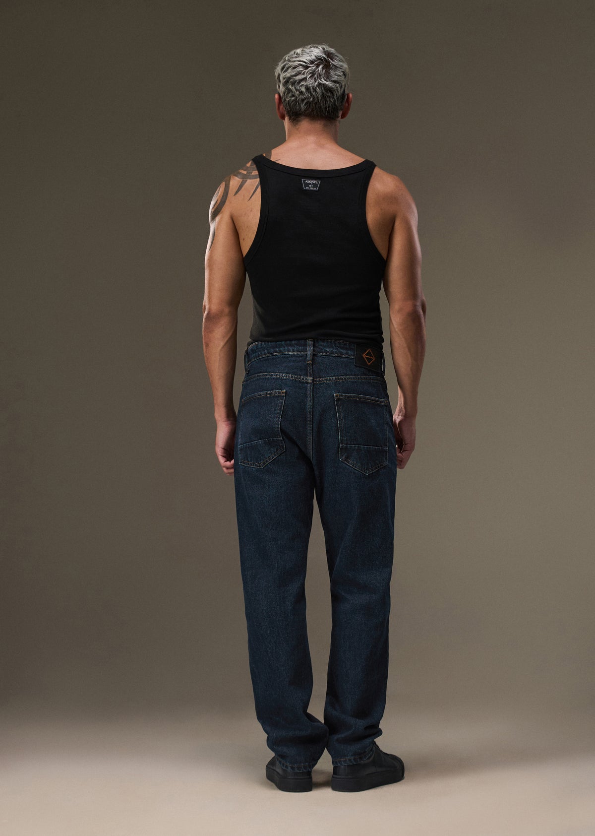 Raw Indigo Slim Straight Jeans