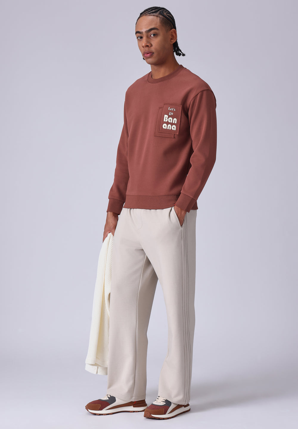 Red Patch Sweatshirt