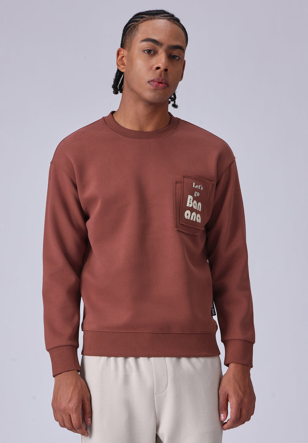 Red Patch Sweatshirt