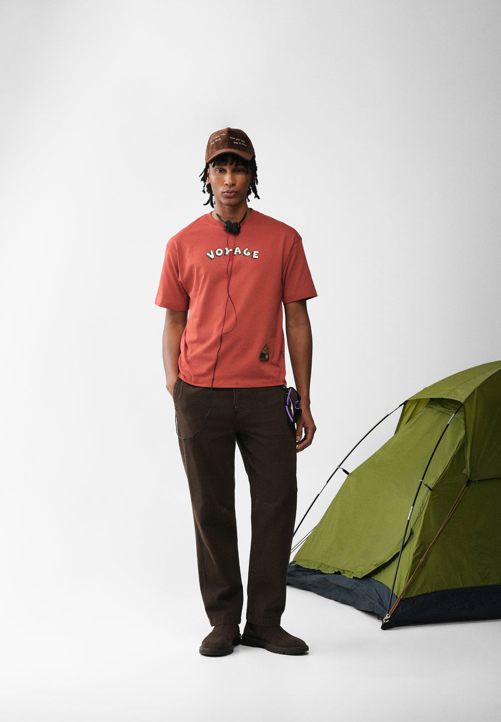 Red Voyage Graphic T-shirt