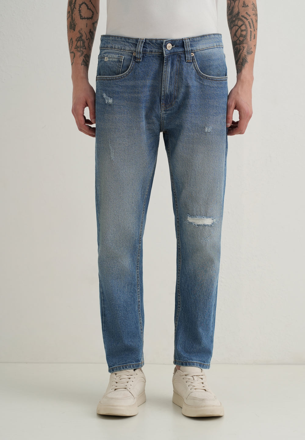 Ripped Fade Slim fit Jeans