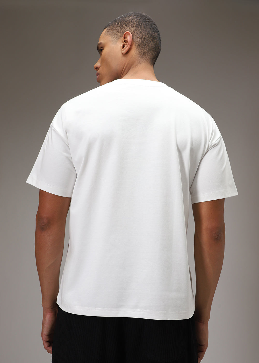 Romantic Funk White Oversized T-shirt