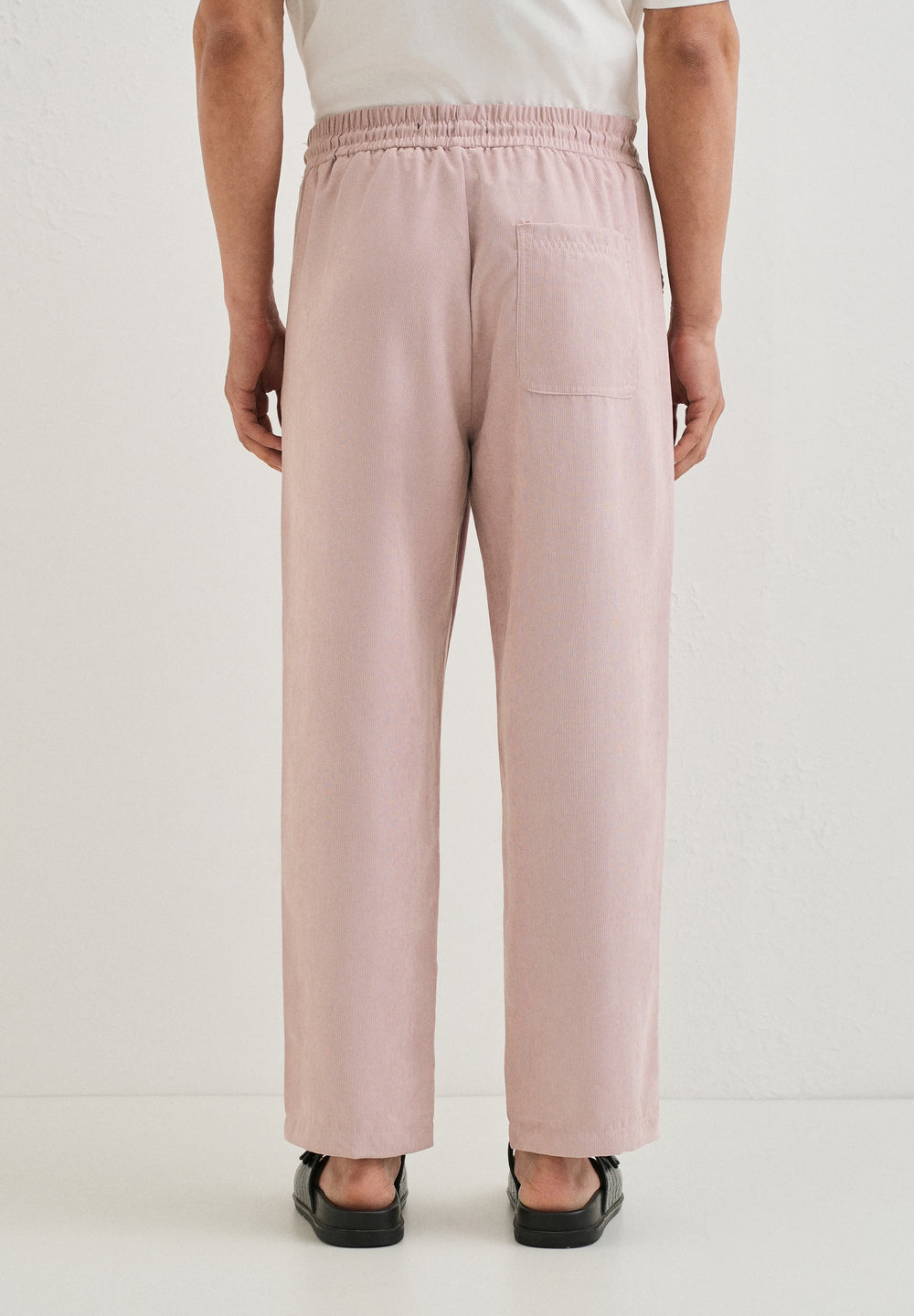 Rose Pink Pin Stripe Corduroy Pant