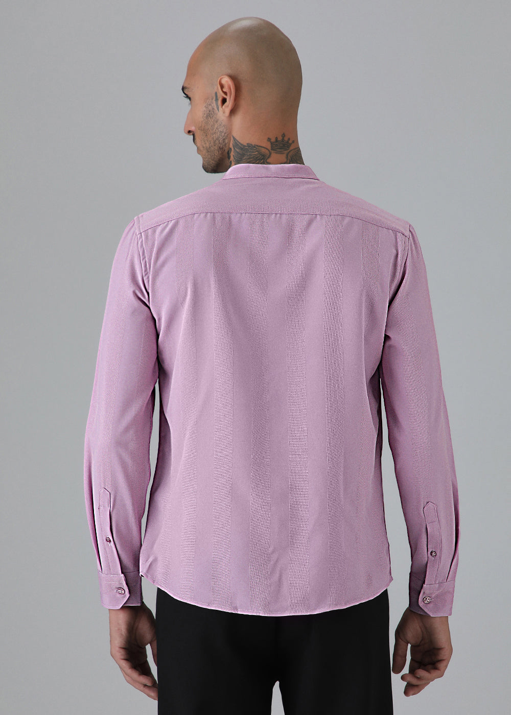 Rose Pink Shein Patterned Shirt