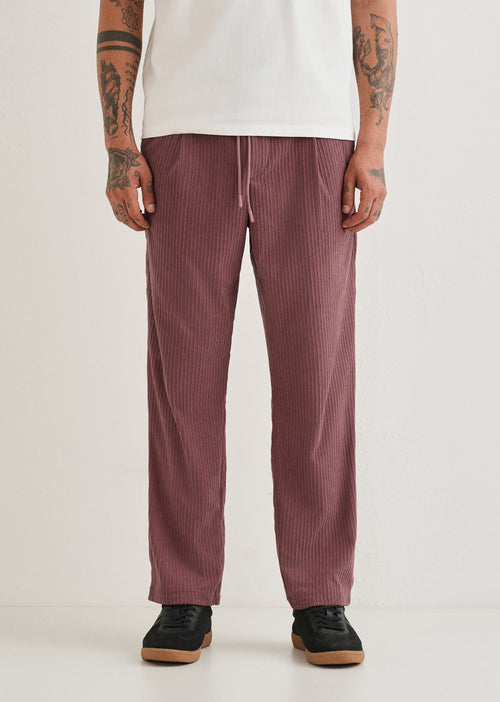 Rouge Pink Drawstring Corduroy Pant