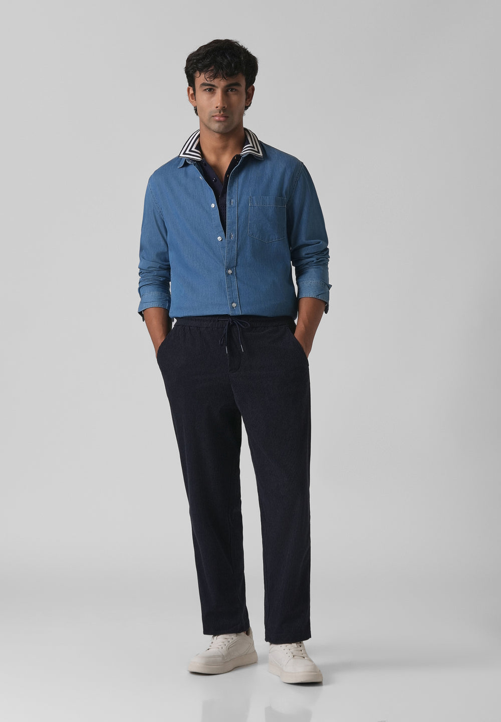 Royal Blue Corduroy Pants